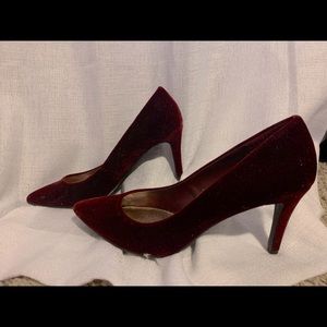 Red Velvet Pumps